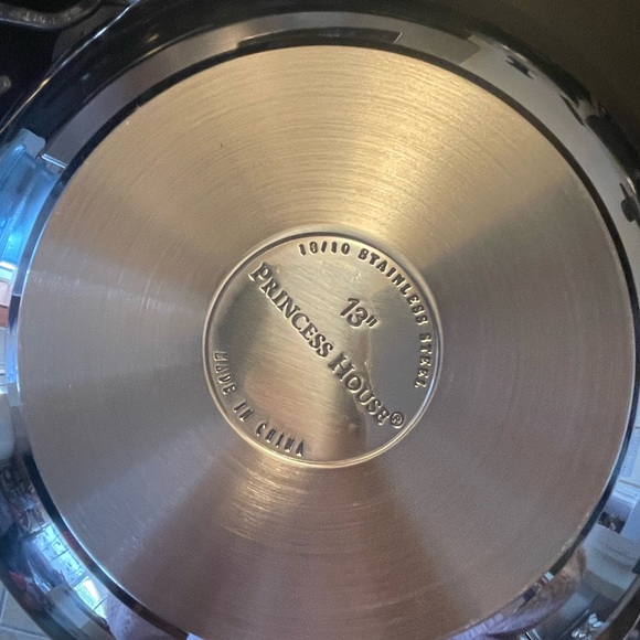 Original Prince House Stainless Steel Stir Fry Pan with serving spoon - Picture 7 of 12